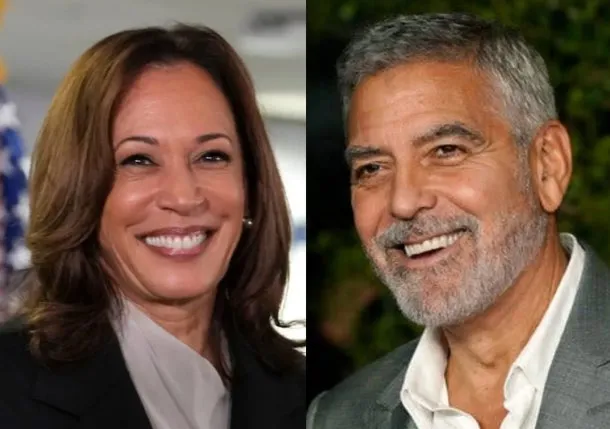 kamala harris george clooney