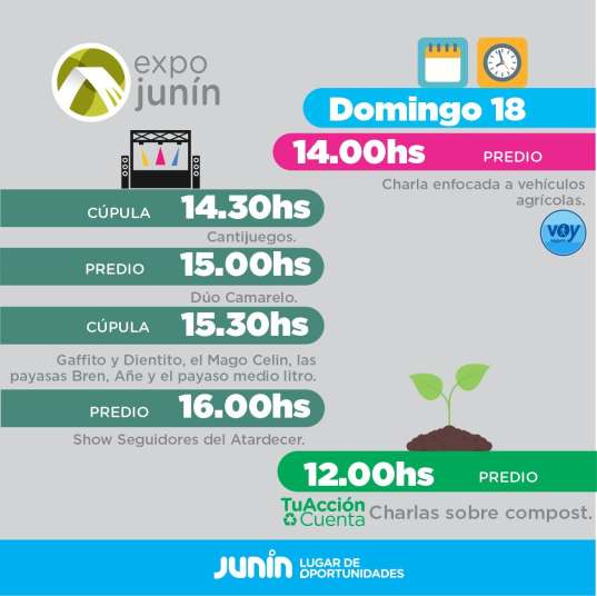 agenda propuestas en la expojunin 2