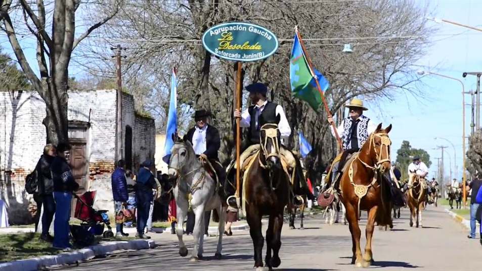 fiesta del peon rural en saforcada