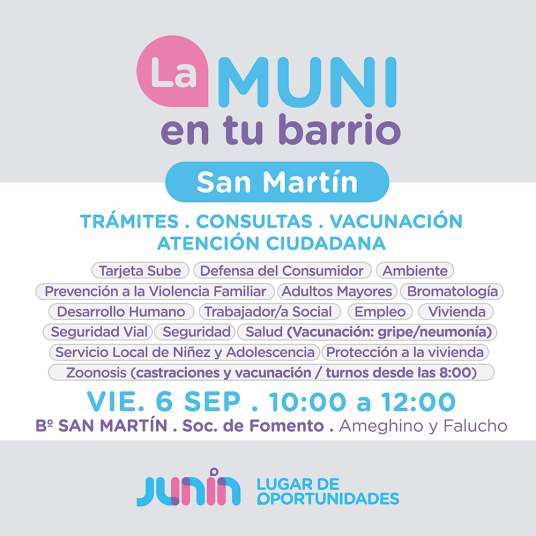 anuncio muni en tu barrio san martin