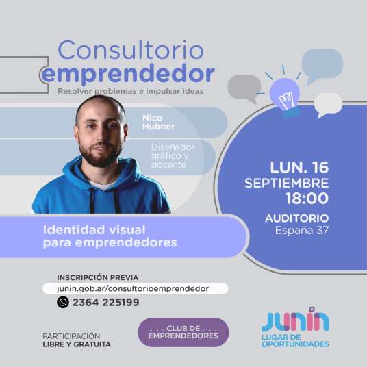 consultorio emprendedor charla sobre diseno grafico para emprendedores