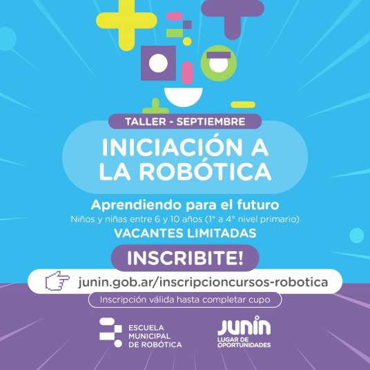 robotica inscripcion nuevo curso