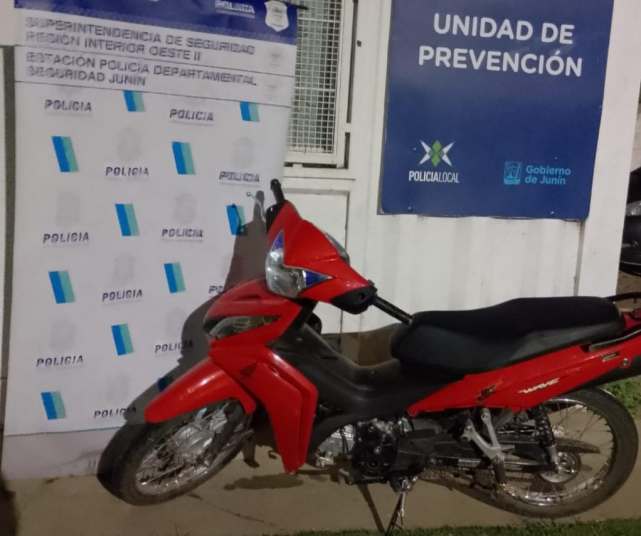 seguridad motos secuestradas en la madrugada del sabado 2